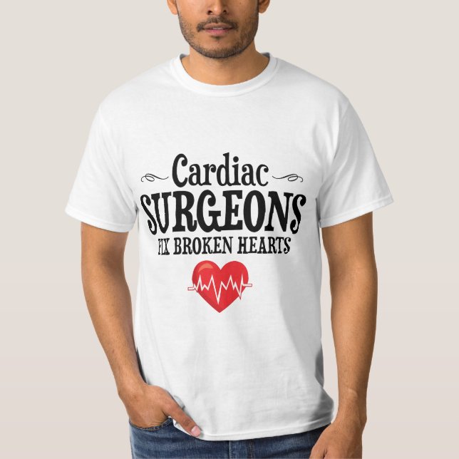 Camiseta Corazones quebrados del arreglo divertido de los (Anverso)