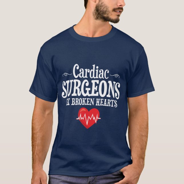 Camiseta Corazones quebrados del arreglo divertido de los (Anverso)
