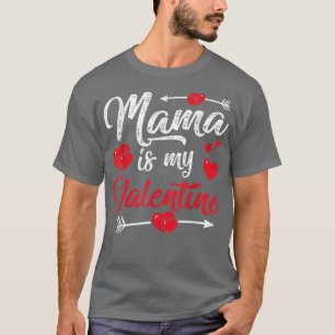 Camiseta Corazones retro que mamá es mi Día de la Madre Día