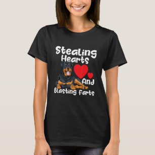 Camiseta Corazones robados y faros de explosión - Rottweile