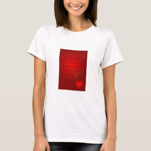 Camiseta Corazones rojos de San Valentín
