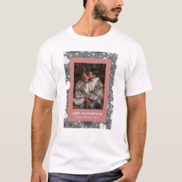 Camiseta Corazones rojos elegantes Feliz día de San Valentí