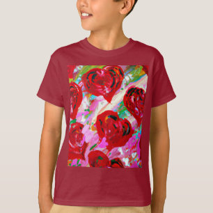 Camiseta Corazones rosados