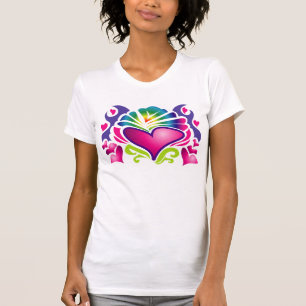 Camiseta Corazones rosados bonitos