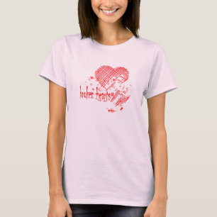Camiseta corazones rotos