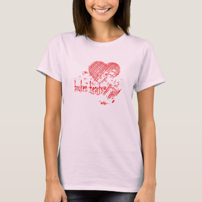 Camiseta corazones rotos (Anverso)