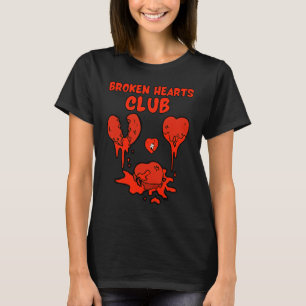 Camiseta Corazones rotos contra la semana de San Valentín
