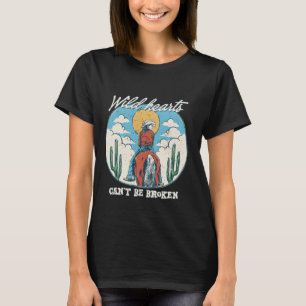 Camiseta Corazones salvajes no se pueden romper vaquera mon