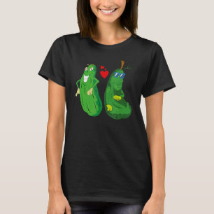 Camiseta Corazones Veggie Cucumber Guay Gafas de sol Pickle