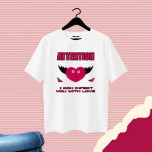 Camiseta Corazones voladores
