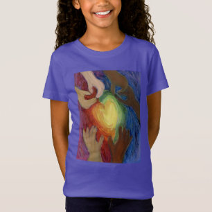Camiseta Corazones y manos aman la diversidad Art DEI Shirt