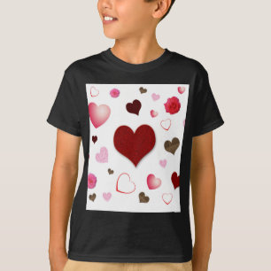 Camiseta Corazones y Rosas