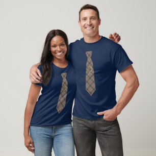 Camiseta Corbata con insignia y tartán escocés de Balfour