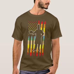 Camiseta Corbata de cocina tinte bandera americana cocina c