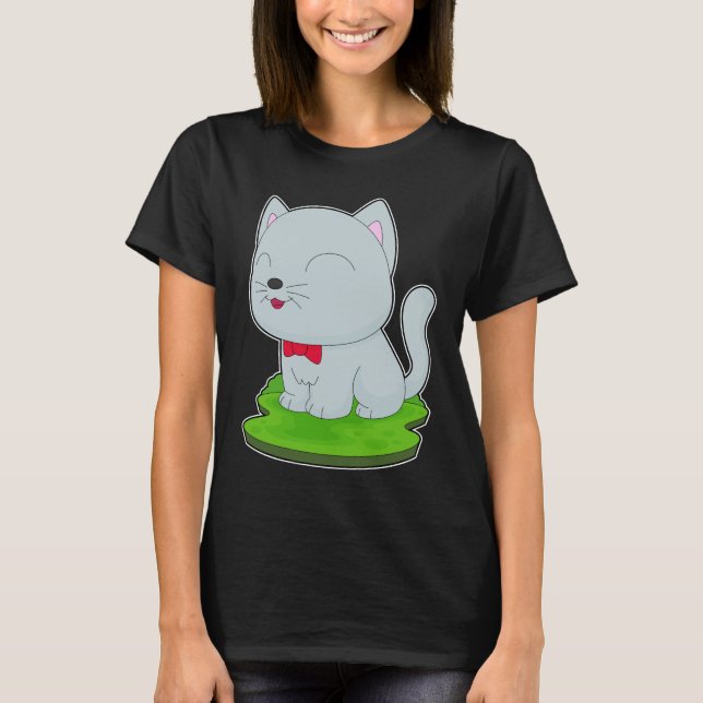 Camiseta Corbata de gato (Anverso)