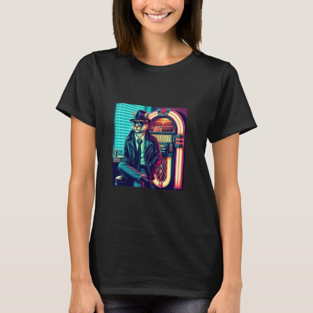 Camiseta Corbata de gato genial (Anverso)