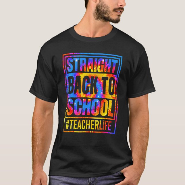Camiseta Corbata de Vida de Maestro de Regreso Directo a la (Anverso)