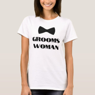 Camiseta corbata elegante moderna de la proa negra