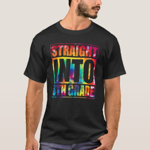 Camiseta Corbata recta en 6to grado Dye vuelta a la escuela