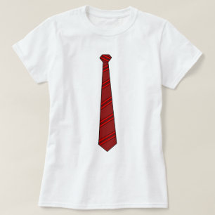 Camiseta Corbata roja