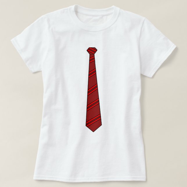 Camiseta Corbata roja (Diseño del anverso)