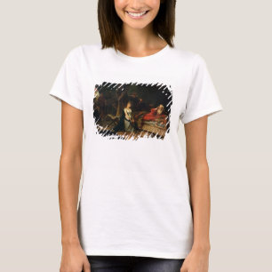Camiseta Cordelia y rey Lear (aceite en lona)
