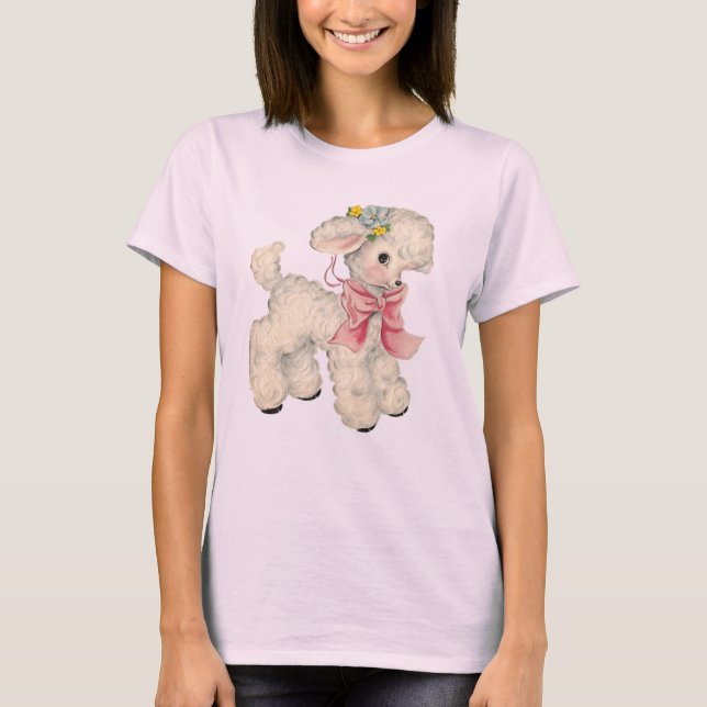 Camiseta Cordero adorable (Anverso)