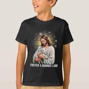 Camiseta Cordero Bummer para Siempre, Cordero Jesús Arte Cr