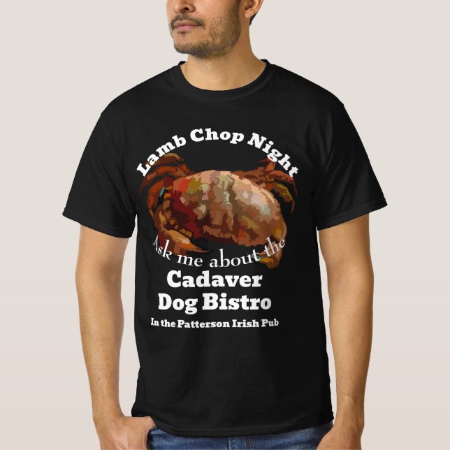 Camiseta Cordero Chop Night Cadaver Dog Bistro Patterson Pu (Anverso)