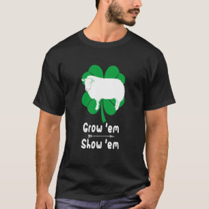 Camiseta Cordero Creciendo Amor Que Muestra Costum Ganadero