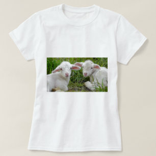 Camiseta Cordero Gemelo Animal Bebé Pensando En Ti