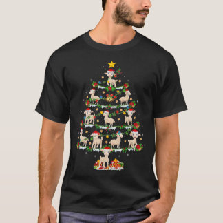 Camiseta Cordero Lover Xmas ilumina el árbol de navidad del