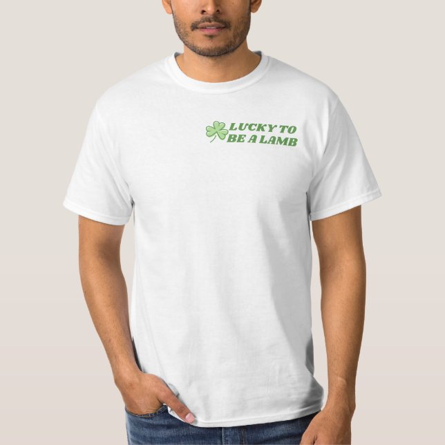 Camiseta Cordero más afortunado (Anverso)