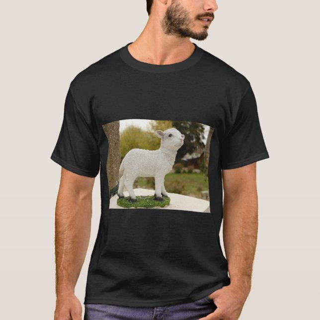 Camiseta Cordero Oveja Arte Naturaleza Tee (Anverso)