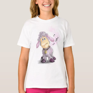 Camiseta Cordero pequeño con Campana - Feliz