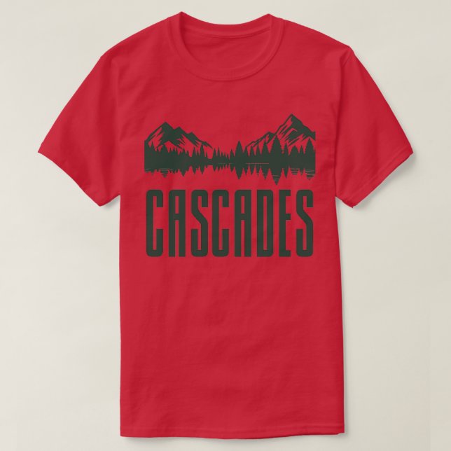Camiseta Cordillera de Cascades (Diseño del anverso)