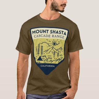 Camiseta Cordillera de Mount Shasta California