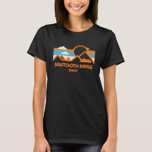 Camiseta Cordillera Retro Sawtooth Sierra Idaho