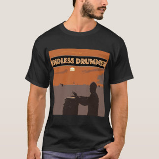Camiseta Cordón de tambor sin fin. Tambores