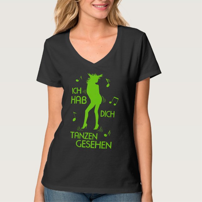Camiseta Cordula Dance Fiesta Traje Carnaval Verde (Anverso)