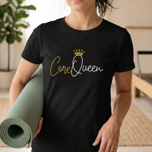 Camiseta Core Queen Pilates - Frase de Entrenamien
