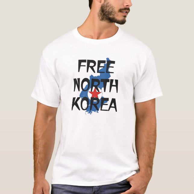 CAMISETA Corea del Norte libre (Anverso)
