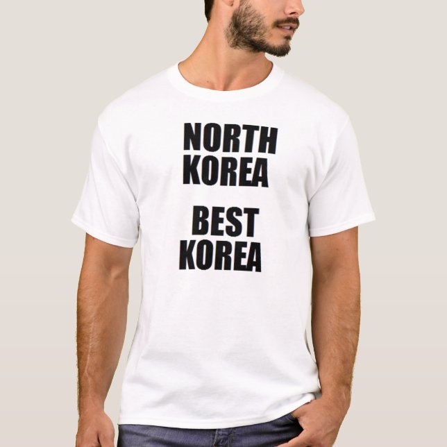 CAMISETA COREA DEL NORTE, MEJOR COREA (Anverso)