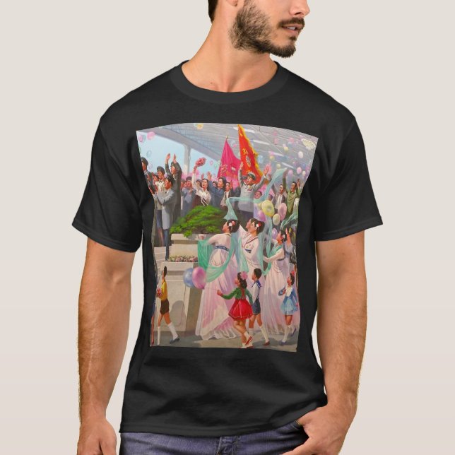 Camiseta Corea del Norte - Propaganda (Anverso)