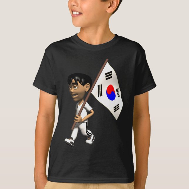 Camiseta Corea del Sur 3D (Anverso)