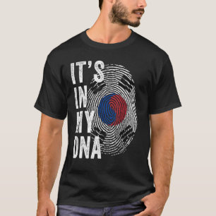 Camiseta Corea del Sur está en mi ADN Primavera de Corea de