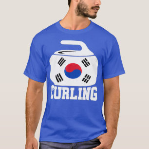 Camiseta Corea del Sur frena la bandera coreana ondeando la