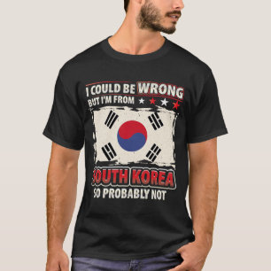 Camiseta Corea del Sur: No me equivoco con la bandera surco