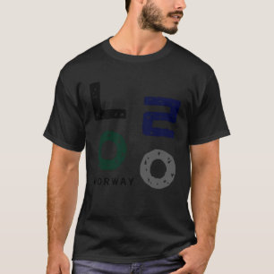 Camiseta Corea K cultura Hangul consonante Noruega
