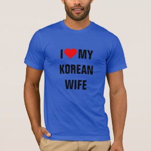 CAMISETA COREA; ME ENCANTA MI ESPOSA COREANA